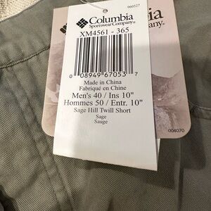 Men’s Columbia brand cargo short size 40